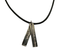 Jewelry - Beautifully Broken Black Leather Necklace